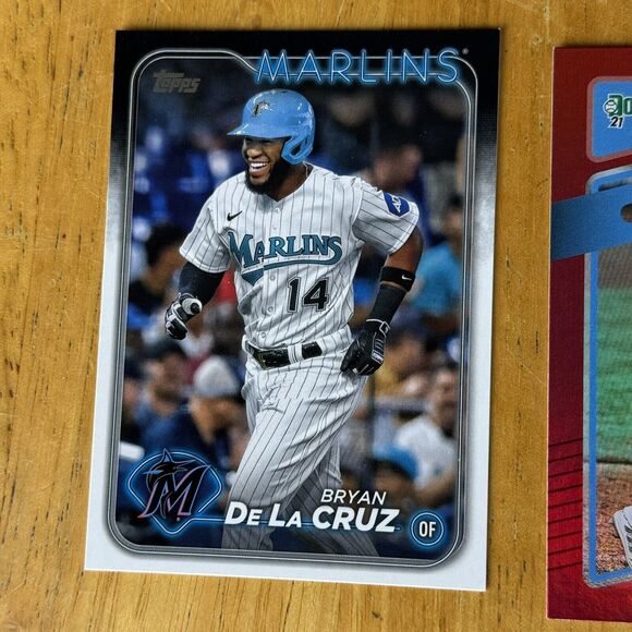 Miami Marlins 12 Card Lot NM Sandy Alcantara 2018 Topps Chrome RC Marte Refractr - Picture 10 of 13